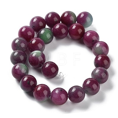 Dyed Natural Malaysia Jade Beads Strands G-G021-01B-05-1