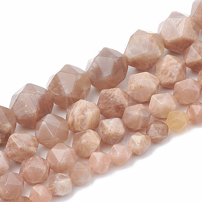 Natural Sunstone Beads Strands G-S332-10mm-008-1