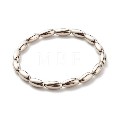 Rice Shape Beads Stretch Bracelets Set BJEW-JB07444-1