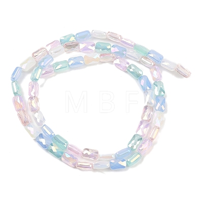 Electroplate Glass Beads Strands EGLA-D300-05-08-1