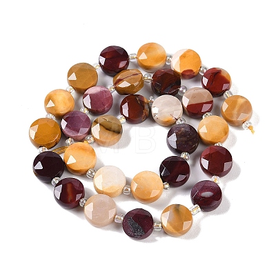 Natural Mookaite Beads Strands G-N342-13-1