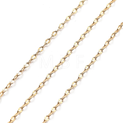 10M Brass Coffee Bean Chains CHC-L052-01A-G-1