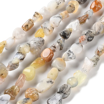 Natural Flower Opal Beads Strands G-P497-01C-07-1