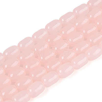 Imitation Jade Glass Beads Strands GLAA-T028-14J-02-1