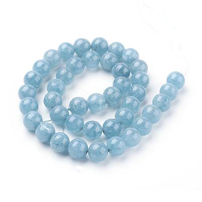 Natural Quartz Beads Strands X-G-O047-07-8mm-1