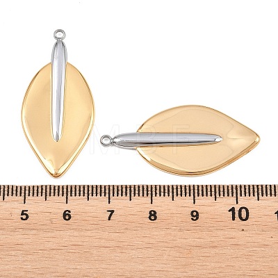 304 Stainless Steel Pendants STAS-G398-05GP-1