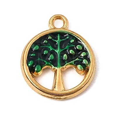 304 Stainless Steel Enamel Pendants SA-CBAA9A2-11G-03-1