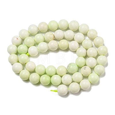 Natural Lemon Jade Beads Strands G-R494-A10-03-1