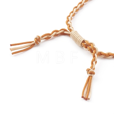 Adjustable Nylon Thread Braided Bead Bracelets BJEW-JB06058-1