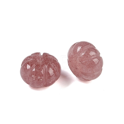 Natural Strawberry Quartz Beads G-G124-02E-1