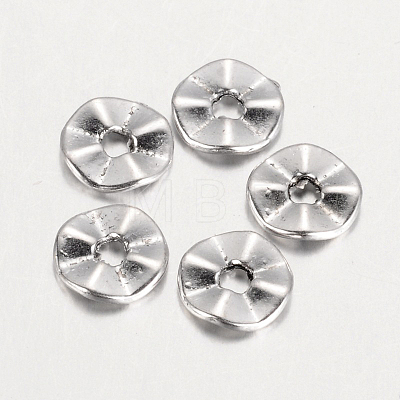 Tibetan Style Wavy Spacer Beads TIBEB-A101871-AS-FF-1
