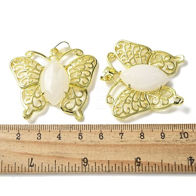 Natural Quartz Crystal Pendants G-M288-01G-17-1