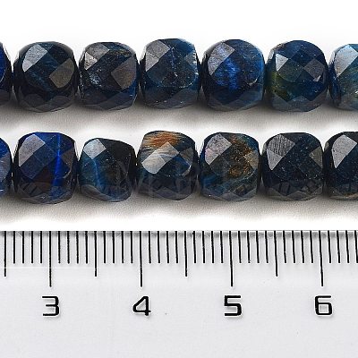 Natural Tiger Eye Dyed Beads Strands G-H028-A01-04-1