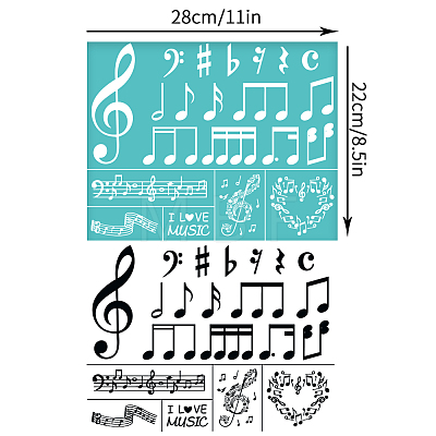 Self-Adhesive Silk Screen Printing Stencil DIY-WH0338-324-1