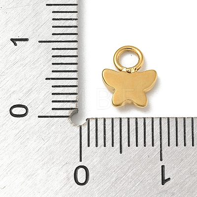 Ion Plating(IP) 304 Stainless Steel Enamel Charms STAS-G351-01G-02-1