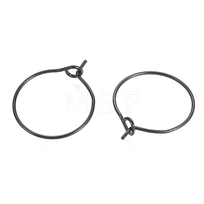 316L Surgical Stainless Steel Hoop Earring Findings STAS-G130-03B-16MM-1