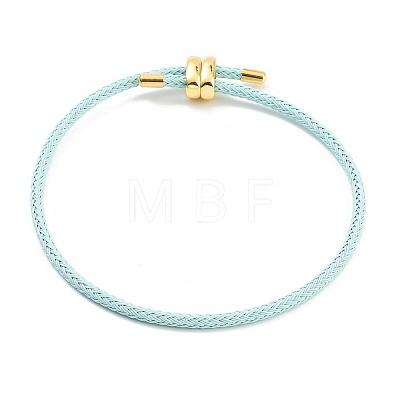 Braided Steel Wire Bracelets Making BJEW-H610-02G-09-1