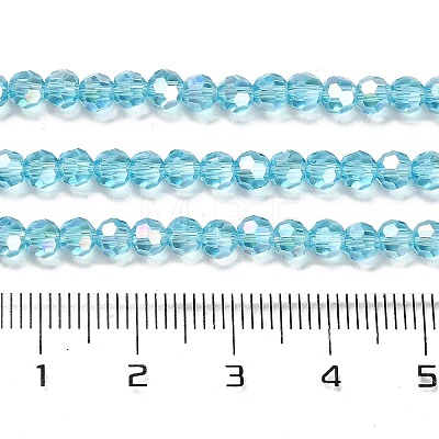 Transparent Glass Beads EGLA-A035-T4mm-B08-1