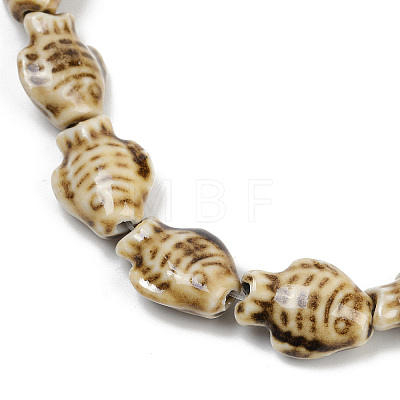 Handmade Porcelain Beads Strands PORC-P030-01A-04-1