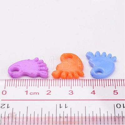 Baby Shower Ornaments Acrylic Baby Feet Pendants X-PAB215Y-1