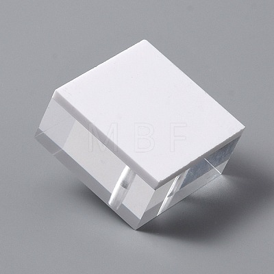 Square Acrylic Finger Ring Display Stands RDIS-WH0001-22-1