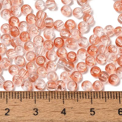 Transparent Colours Glass Round Beads SEED-F006-05A-03-1