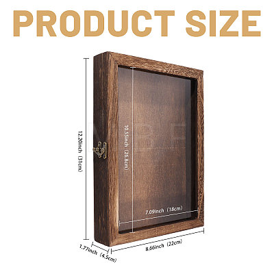 Wood Insect Specimen Display Cases with Visible Window CON-CA0001-035B-1
