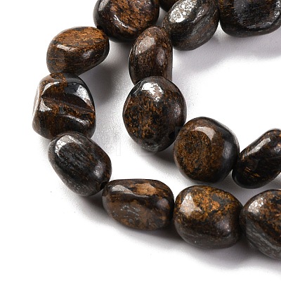 Natural Bronzite Beads Strands G-G146-A18-01-1