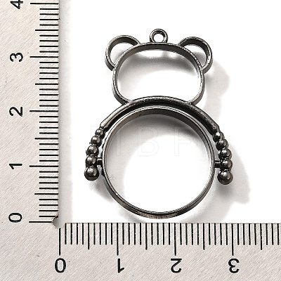 Alloy Open Back Bezel Pendants PALLOY-I223-09B-1