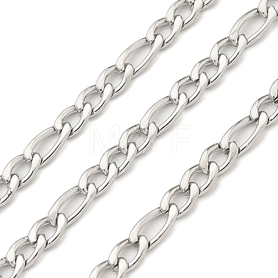 Tarnish Resistant 304 Stainless Steel Figaro Chains CHS-H007-30P-1