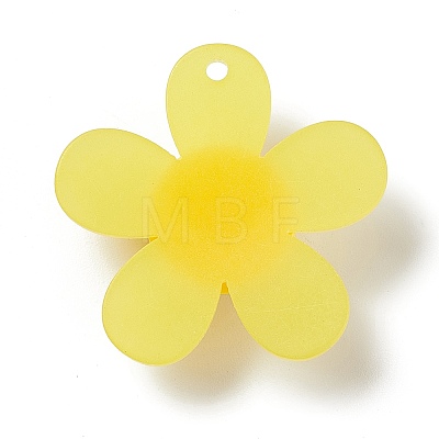 Frosted Translucent Acrylic Pendants X-OACR-P012-C01-1