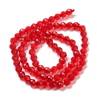 Transparent Glass Beads Strands GLAA-A014-03B-1