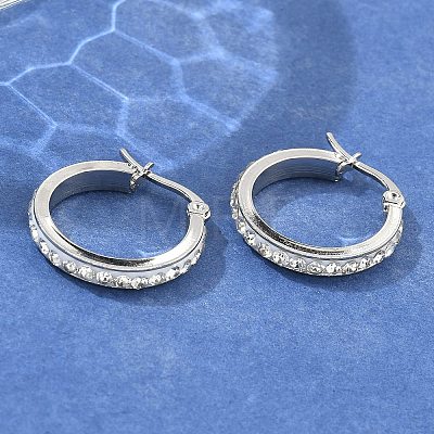 304 Stainless Steel Hoop Earrings LS-EJEW-N0031-11P-1