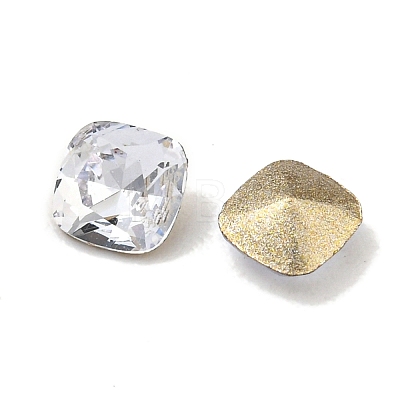 Glass Rhinestone Cabochons RGLA-L029-14B-283-1