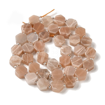 Natural Sunstone Beads Strands G-P534-A09-02-1