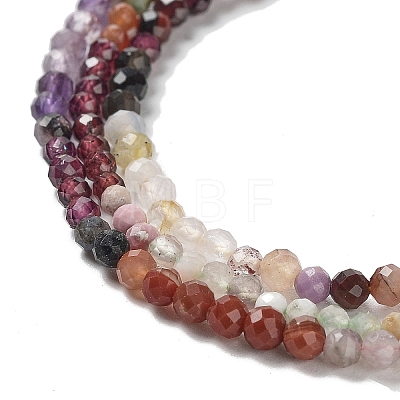 Natural Mixed Gemstone Beads Strands G-D080-A01-02-1