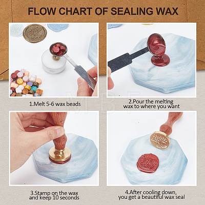 Wax Seal Stamp Set AJEW-WH0208-1170-1