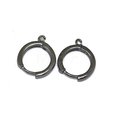 Brass Huggie Hoop Earring Findings LS-PALLOY-F249-19B-1