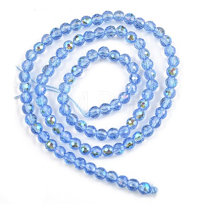 Electroplate Transparent Glass Beads EGLA-B013-02A-AB07-1