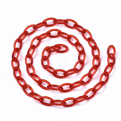 Handmade Transparent ABS Plastic Cable Chains X-KY-S166-001D-1