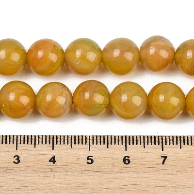 Handmade Lampwork Beads Strand LAMP-B056-10mm-04-1