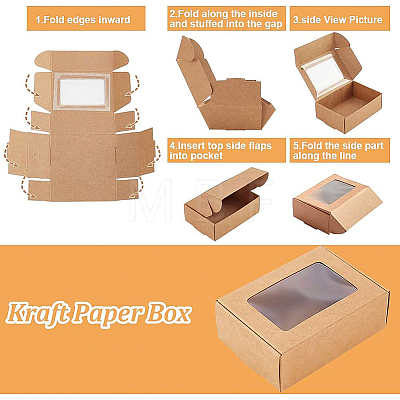 Kraft Paper Box CON-WH0032-F01-1