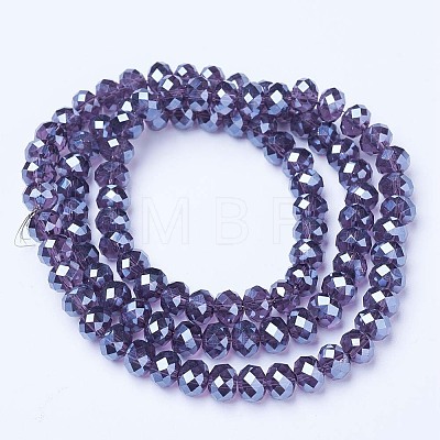 Electroplate Glass Beads Strands LS-EGLA-A044-T8mm-A15-1