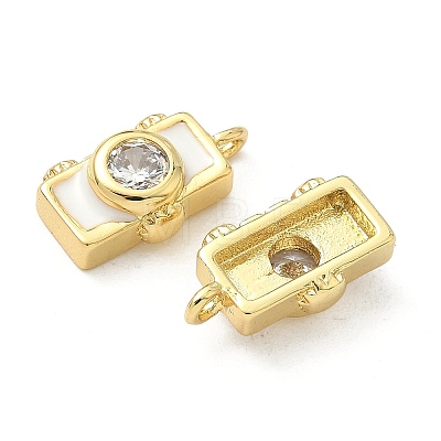 Brass Pave Cubic Zirconia Pendants KK-S338-12G-A-1