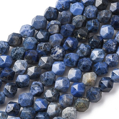 Natural Dumortierite Quartz Beads Strands G-F523-17-6mm-1