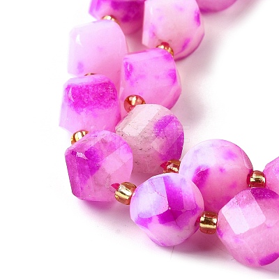 Natural Quartz Dyed Beads Strands G-U023-A02-09-1