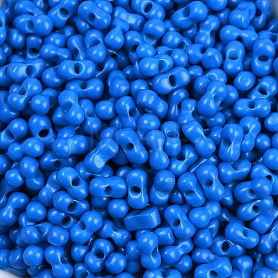 Baking Paint Glass Seed Beads SEED-K010-A15-1