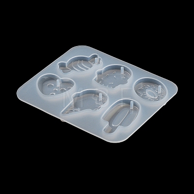 Ice Cream/Cake/Donut Pendant DIY Silicone Mold X1-DIY-K073-09C-1