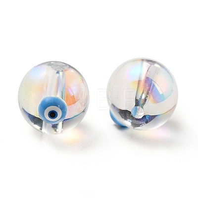 Transparent Glass Beads GLAA-F121-13F-1