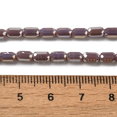 Electroplate Glass Beads Strands EGLA-D031-01-05-1